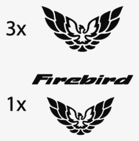 Firebird Drawing Pontiac - 98 2002 Firebird Decal, HD Png Download, Free Download