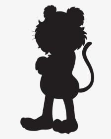 Silhouette Tiger Illustration Vector Graphics Drawing - Drawing, HD Png Download, Free Download