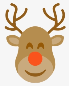 Rudolph Nose And Antlers Clipart, HD Png Download, Free Download