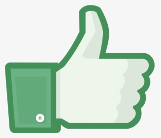 Facebook Like Thumb Green - Like Button Transparent Background, HD Png Download, Free Download