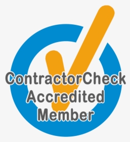Contractor Check Logo Jpg Eng 1 E1461082791212 - Contractor Check Accredited Member, HD Png Download, Free Download