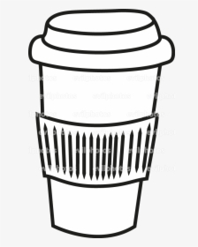 Coffe Drawing Vector And Stock Photo - Line Art, HD Png Download, Free Download