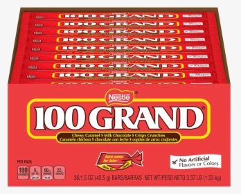 Hundred Grand Bar Nutrition, HD Png Download, Free Download