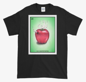 Mens Tshirt La Manzana Mockup Front Flat Black - T-shirt, HD Png Download, Free Download
