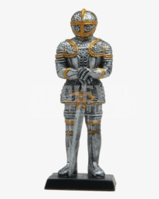 Medieval Knight Resting On Sword Statue - Средневековая Скульптура Пнг, HD Png Download, Free Download