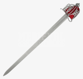 Transparent Broadsword Clipart - Rapier Cup Hilt Swords, HD Png Download, Free Download