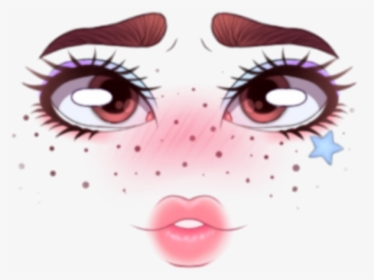 Cute Freckles Stencil Hd Png Download Kindpng