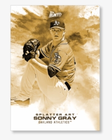 Sonny Gray 2017 Topps Bunt Baseball Splatter Art Poster - Poster, HD Png Download, Free Download