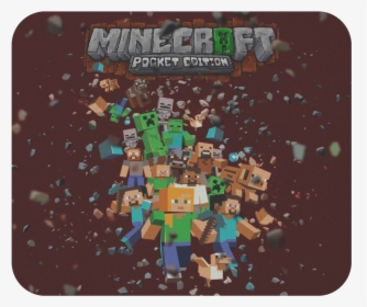 Minecraft Mouse Pad Explode & Shatter - Camisa Personalizada Minecraft Preto, HD Png Download, Free Download