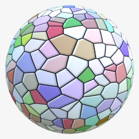 Seamless Colorful Glass Material - Sphere, HD Png Download, Free Download