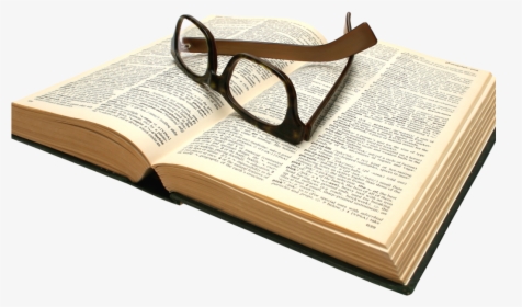 Open Book Png Transparent Image - Book Reading Glasses Clipart, Png Download, Free Download