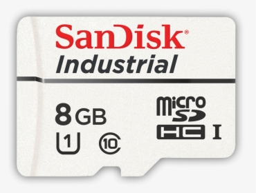 Sandisk 8gb Industrial Mlc Grade Micro Sd Sdhc Uhs-i - Sandisk Industrial Sd Card Price, HD Png Download, Free Download