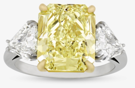 Fancy Yellow Diamond Ring, - Yellow Diamond Carat, HD Png Download, Free Download