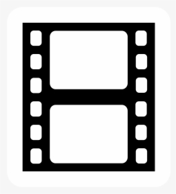 File High Contrast Video - Transparent Transparent Background Movie Icon Png, Png Download, Free Download