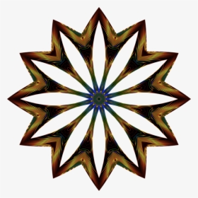 Star,symmetry,symbol - Векторный Клипарт Снежинка В Векторе, HD Png Download, Free Download