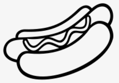 Hot Dog Drawings - Hot Dog Drawing Png, Transparent Png, Free Download