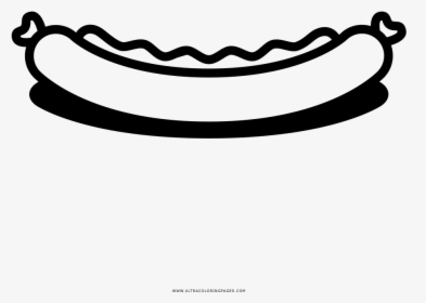 Hot Dog Coloring Page, HD Png Download, Free Download