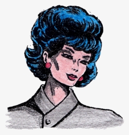 Pop Art Woman Drawing 4 - Illustration, HD Png Download, Free Download