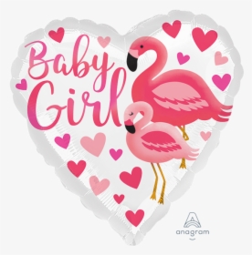 Baby Girl Flamingo Foil Balloon, HD Png Download, Free Download