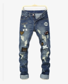 Biker Jeans Png Transparent Image - New Design Jeans Boys, Png Download, Free Download