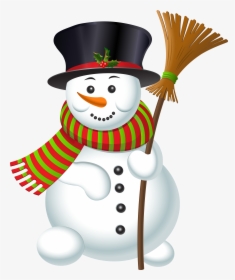 Snowman Clipart In Sun Banner Free Download Cute Snowman, HD Png Download, Free Download