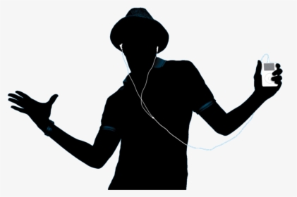 #music#silhouette - Conversation About Favorite Singer, HD Png Download, Free Download