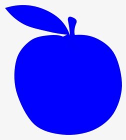 Blue Apple Svg Clip Arts - Clipart Blue Apple, HD Png Download, Free Download