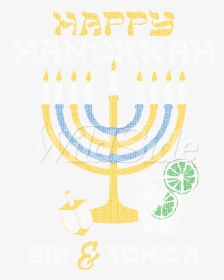Happy Hanukkah Gin & Tonica - Happy Hanukkah Gin And Tonica, HD Png Download, Free Download