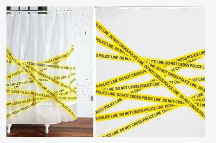 Police Line Shower Curtain, HD Png Download, Free Download