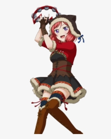 Maki Love Live Snowy Mountain , Png Download - Maki Nishikino Cards Render, Transparent Png, Free Download