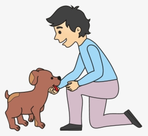 Cachorro 7 Co - Perro Animado Jugando Png, Transparent Png, Free Download
