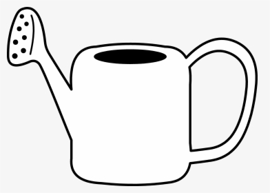 Watering Can Coloring Page - Cartoon Watering Can Clip Art Png, Transparent Png, Free Download
