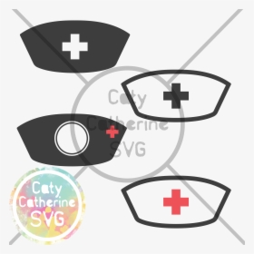 Nurse Hat Uniform Nurse Nursing Svg Cut File - Heart Crown Svg, HD Png Download, Free Download