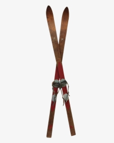 Antique Chalet Downhill Skis"  Class= - Vintage Skis, HD Png Download, Free Download