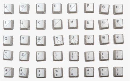 Png Keyboard Keys - Keyboard Alphabet Icons Png, Transparent Png, Free Download