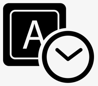 Keyboard Key A And A Clock, HD Png Download, Free Download
