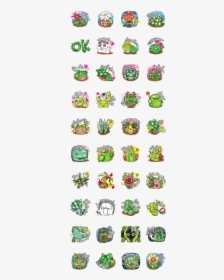 Cute Cactus Family - Sticker, HD Png Download, Free Download