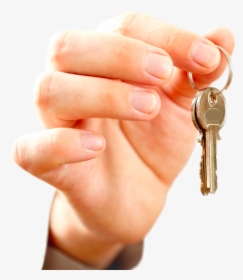 Keys Png Hand - Hand With Key And House Png, Transparent Png, Free Download
