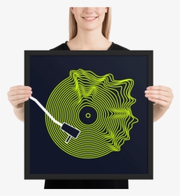 Vinyl Record Wall Art Canvas Print Dj Turntable Picture - 45 Vinyl Record Background, HD Png Download, Free Download