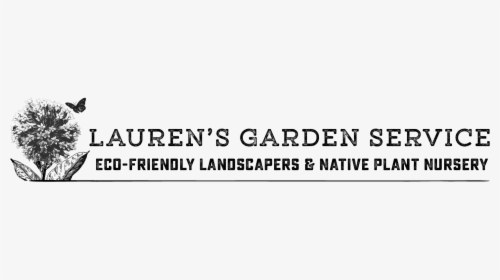 Landscape Design, Installation, Maintenance And Native - Black-and-white, HD Png Download, Free Download