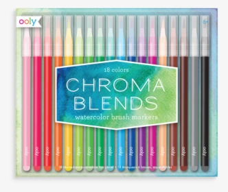 Chroma Blends Watercolor Brush Markers, HD Png Download, Free Download