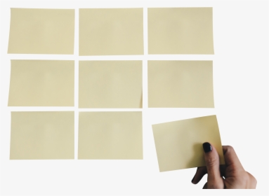 Yellow Sticky Notes Square - Paper, HD Png Download, Free Download
