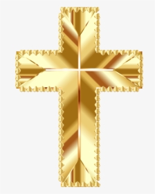Golden Cross Clipart Banner Freeuse Library Clipart - Holy Cross Png, Transparent Png, Free Download