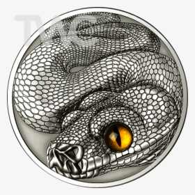 Samoa 2013 10$ Year Of The Snake Antique Finish Silver - Samoa 10 Dollar 2013 Snake, HD Png Download, Free Download