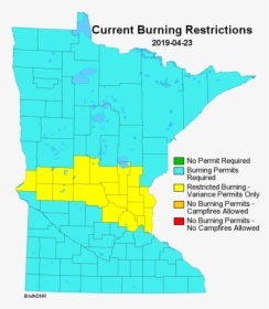 Burning Restrictions Large - Minnesota Department Of Natural Resources, HD Png Download, Free Download