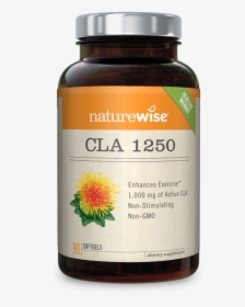 Cla 1250 Bottle - Naturewise Cla 1250, HD Png Download, Free Download
