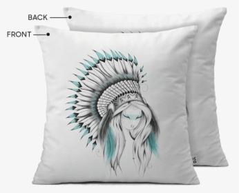 Dailyobjects Indian Headdress - Contemporary Art Indian Girl, HD Png Download, Free Download