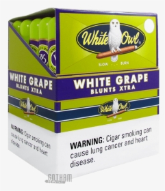 White Owl Blunts Xtra White Grape Box - Animal, HD Png Download, Free Download