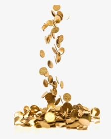 Gold Coins Falling Png, Transparent Png, Free Download