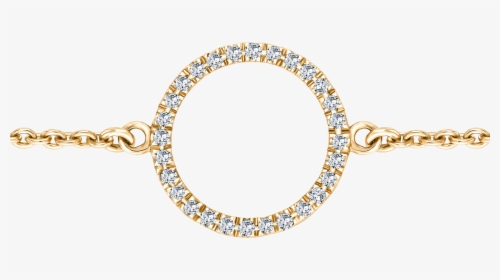 10ct Round Brilliant H-si Circular Diamond Bracelet - Body Jewelry, HD Png Download, Free Download